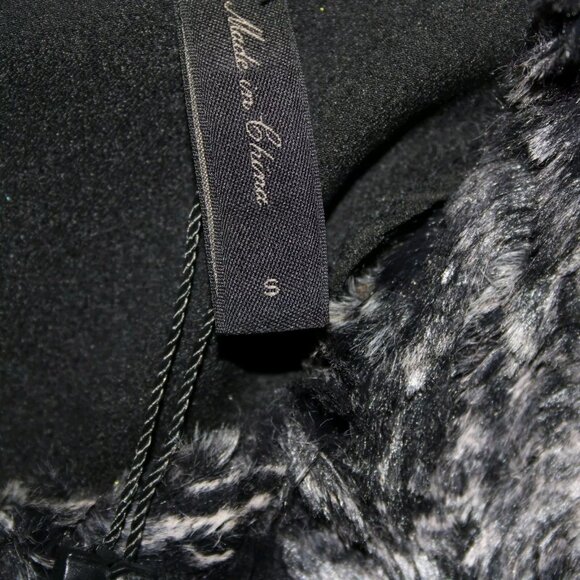 BCBG maxazria $198 Tulum Sz S Black White Combo Eyelash 100% Polyester Top - Picture 10 of 16